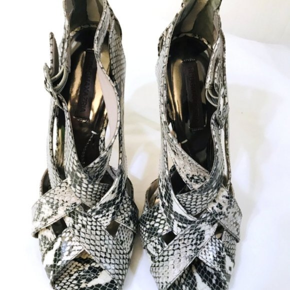 BCBG Max Azria Snake Print Heels • Size 9.5 US • Stiletto Pumps • Animal‑Print S - Picture 4 of 6
